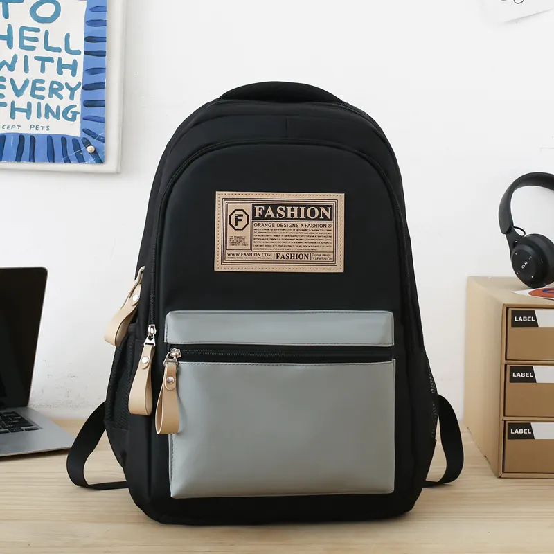 حقيبة ظهر للطلاب الأولاد عالية الجودة بتصميم جديد لعام 2024، حقيبة كتب كاجوال عصرية، حقيبة ظهر مدرسية للبنات