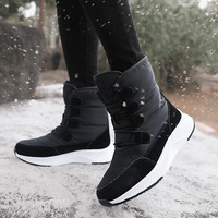 Bottes pour femmes transfrontalières 2025 automne/hiver nouvelle tendance, semelle épaisse haute extérieure
