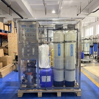 Système de traitement d'eau par osmose inverse industriel 500LPH, installation de purification RO en acier inoxydable SS304 pour l'eau potable pure