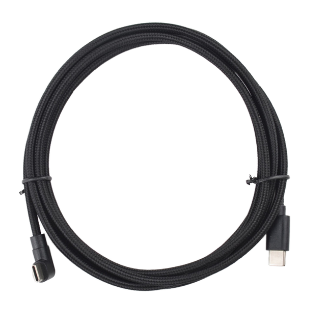 Right Angle USB Type C Data Cable Fast Pd Charging USB C to C for Printer Computer Barcode Scanner