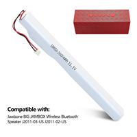 Batterie au lithium-ion 18650 2600 mAh 11,1 V, cellules 3,7 V, batterie 18650 pour enceinte Bluetooth sans fil Jawbone Big JAMBOX