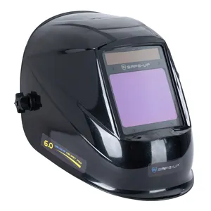 Capacete De Soldagem Máscara De Soldador Camaleão Visão Grande True Color Solar Power Auto Escurecimento Máscara De Soldagem