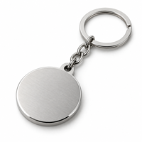 Porte-clés en métal vierge personnalisable avec logo, vente en gros, cadeau promotionnel, fournisseur en vrac, fabricant de souvenirs