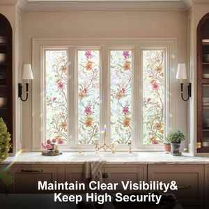 Tamaño personalizado decorativo Pvc Arco Iris película ventana privacidad película privacidad <span class=keywords><strong>para</strong></span> el hogar estático película de la ventana - Product Image 5