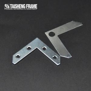 Staffe per cornici per foto connettore angolare per bretelle accessori per cornici per foto <span class=keywords><strong>2</strong></span> tipi di staffa triangolare in metallo a forma di L cornice Taisheng - Product Image 4
