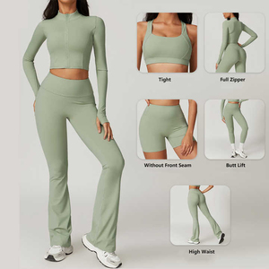 <span class=keywords><strong>2025</strong></span> Biểu Tượng Tùy Chỉnh Thể Thao Phụ Nữ Bùng Xà Cạp Áo Ngực Đàn Hồi Phòng Tập Thể Dục Mặc Phù Hợp Với Thể Thao Người Phụ Nữ Tập Thể Dục Yoga Bộ - Product Image 2