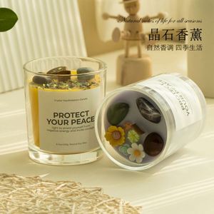 Velas Aromáticas de Cera de Soja al por Mayor, Hechas a Mano con Cristales, Modernas y de Alta Gama para Fiestas, Cumpleaños, Incluido el Día de San Valentín - Product Image 3
