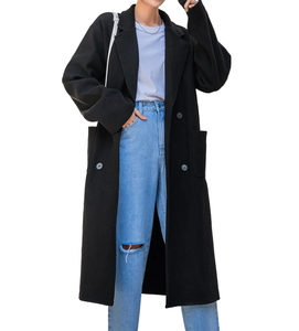 Abrigos largos de Invierno para mujer con descuento en línea, chaquetas y abrigos de talla grande con doble botonadura - Product Image 1