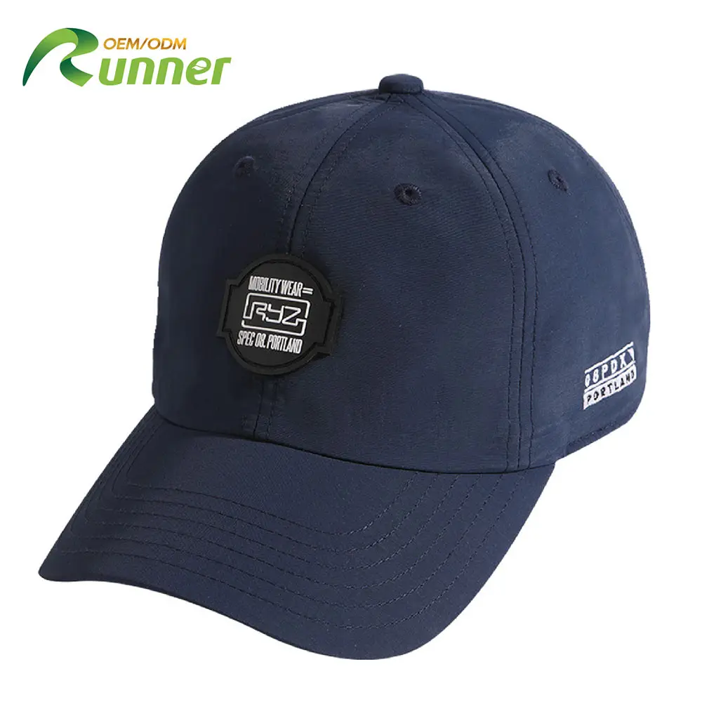 Bonés de peruca de mármore clássico azul escuro para corrida, chapéus de beisebol OEM BSCI bordados 3D personalizados, chapéus de beisebol clássicos de 2024 para adultos