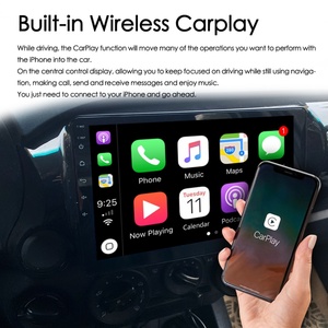 Autoradio Android 13 avec commande vocale IA, 8+128 Go, CarPlay sans fil, pour Toyota HILUX REVO VIGO IMV 2016-2017, lecteur multimédia vidéo - Product Image 5