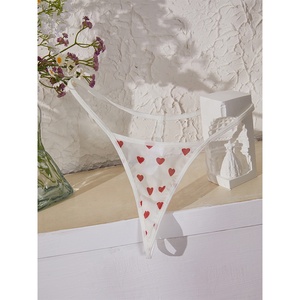 Ropa interior <span class=keywords><strong>sexy</strong></span> y romántica, seducción transparente con estampado en forma <span class=keywords><strong>de</strong></span> corazón - Product Image 4