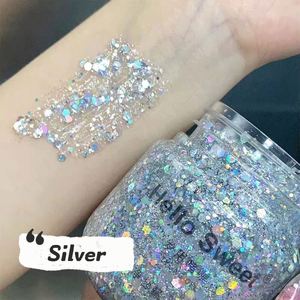 Gel Brillante Multiusos, Gel Impermeable con Brillo para Rostro, Cuerpo y Cabello, Maquillaje para Festivales y Pintura Corporal - Product Image 3