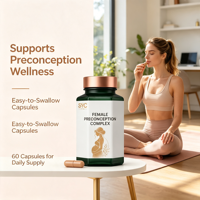 Complément de soutien à la fertilité OEM : Vitamines à base de plantes, méthylfolate, myo-inositol, antioxydant pour la fonction ovarienne et la qualité des ovules – Capsules OvaBoost