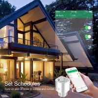 XZJ EU Tuya Wifi Prise intelligente Prise électrique mobile ABS Courant nominal 10A/16A