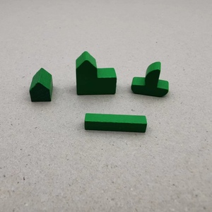 Bán Sỉ Nhà Gỗ Nhỏ Bằng Gỗ Meeple Và Bảng Thuyền Phụ Kiện Trò Chơi - Product Image 2