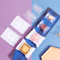 Emballage de bonbons en plastique transparent souple à faible quantité minimale de commande emballage thermoscellé pour gâteau de lune Cookie Festival de la mi-automne aliments Film étirable Snack