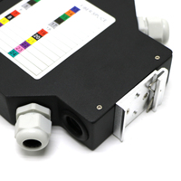 Boîtier de terminaison fibre optique FTTH sur rail DIN 6FO 12 fibres 24 fils