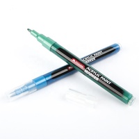 Mobee P-967A-20 Stylos de peinture multicolores à base d'eau Marqueurs de peinture à pointe extra-fine Marqueurs acryliques de couleur Set de stylos
