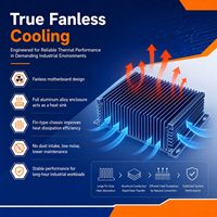 Mini PC Industrial GT1200 Intel sin Ventilador con Doble LAN, 2 RS232 y 8 Puertos USB - Ideal para Automatización 24/7