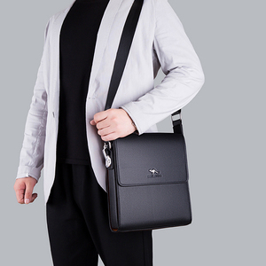 Sac à main de luxe en cuir décontracté sur l'épaule sac à bandoulière latéral pour <span class=keywords><strong>homme</strong></span> sac à main porte-monnaie sac à main porte-documents rigides - Product Image 2