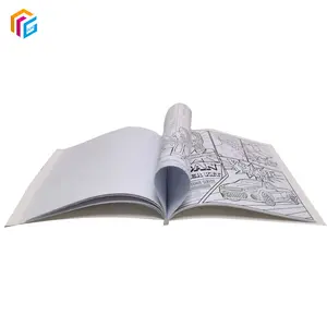 Wholesale Custom Printing Drawing Soft Cover Booklets Matte Lamination Painting Coloring Book For Children