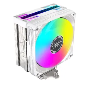 Lovingcool 120mm RGB Air CPU Cooler Fan 4 radiador de tubo de calor con disipador de calor de cobre para sistema de refrigeración de caja de ordenador