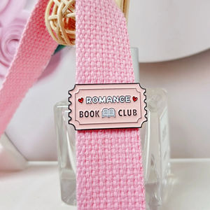 หนังสือคลับโลหะหมุดที่กําหนดเองโรแมนติกสไตล์วินเทจแสตมป์เข็มกลัดเคลือบหมุดปกป้ายตลกของขวัญ - Product Image 5