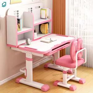 Jingchen Ensemble Ergonomique Bureau et Chaise d'Étude pour Enfants avec Bibliothèque, <span class=keywords><strong>Table</strong></span> d'Apprentissage pour Enfants - Product Image 2