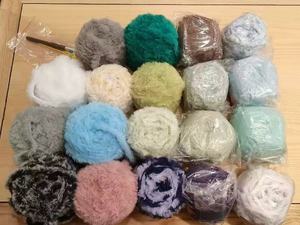 100G Dài Tóc Chồn Sợi Thỏ 100% Polyester Thấp Co Giả Lông Cho Đan Áo Len Khăn Quàng Cổ Búp Bê Và Mũ - Product Image 2