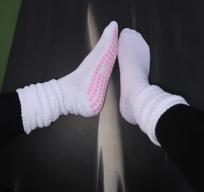 RF&CM Pilates Socken Mit Griff - Aperol Spritz Design Für Yoga & Barre