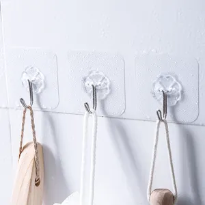 SHIMOYAMA Adhesive wall hook Factory Sell Cheap Price Magic silicone Flexible no nail wall hooks