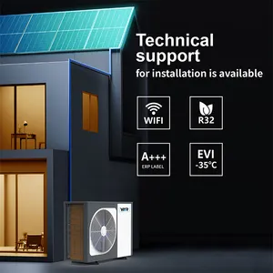 Bomba de calor solar aire agua LG sistema de calefacción solar para viviendas calefacción y agua caliente doméstica sistema fotovoltaico
