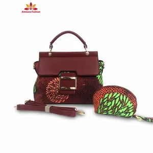 Hot sale fashion african wax print bags Ladies Accessories handbags high quality bag in stock