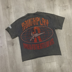 T-shirt à manches courtes déchiré vintage de <span class=keywords><strong>la</strong></span> marque de mode RoughPlay Beat The Odds - Product Image 6