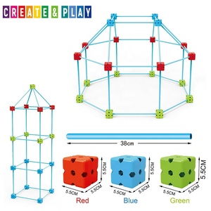 Bloques de Construcción Creativos de Tubos para Niños, Juguete de Construcción de Túneles y Castillos, Kit de Construcción de Casas de Juego para Interiores y Exteriores - Product Image 6