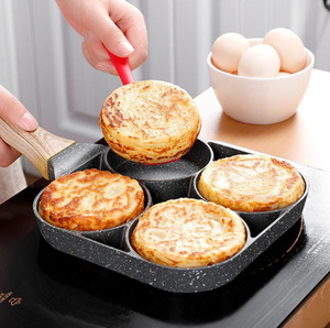 2/4ถ้วยไม่ติด Maifan หินเคลือบอลูมิเนียมไข่ทอดกระทะสเต็กไส้กรอกกระทะ - Product Image 3
