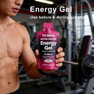 Geles Energéticos Deportivos Originales OEM ODM al por Mayor, Sabores Personalizados con Marca Privada para Personas Activas, No Aptos para Mujeres Embarazadas - Product Image 6
