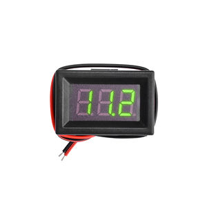 0.36 Inch <span class=keywords><strong>2</strong></span>-draads Voltmeter DC4-30V <span class=keywords><strong>2</strong></span>-draads <span class=keywords><strong>3</strong></span>-cijferige Spanningspaneelmeter Rood, Blauw, Groen En Geel Led-Display Voltmeter Module - Product Image 2
