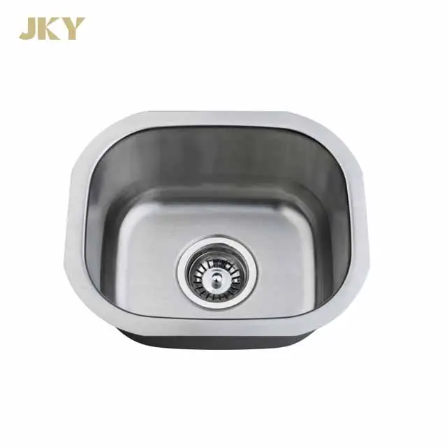 Wholesale 304 Stainless Steel Welded Square Kitchen Double Bowl Sinks Sale Long Style Surface small bar sink