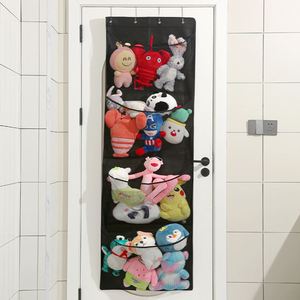 Sac de rangement suspendu en tissu Oxford pour jouets en peluche, poupées, sous-vêtements et chaussettes, avec 4 poteaux de support - Product Image 5