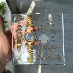 Mechanical Watch Deconstruction Art Resin-Encapsulated watch Parts Mechanical Calibre Collector Decor Premium Watch Collectible - Product Image 1