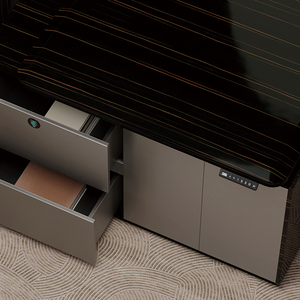 Wholesale <strong>Ergonomic</strong> Durable Modern Design L-shape Executive Office <strong>Desk</strong> with Drawers for Computer Use - Product Image 5