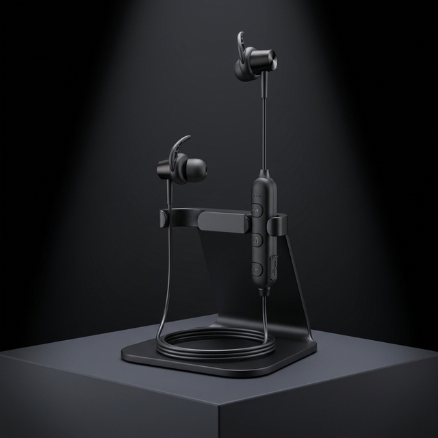 Magnetic Wireless Neckband Earbuds Earphone Support for Sports Gaming