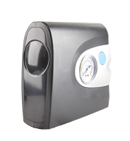 Compresseur d'air 12V durable avec manomètre analogique intégré pour gonflage rapide – Idéal pour flotte, maison, garage et entretien mobile des pneus