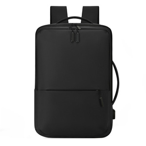 Laptop <b>Backpack</b> For Men Lightweight Business Travel Solid Color <b>With</b> Laptop <b>Compartment</b> Soft Handle Summer 2023 - Product Image 5