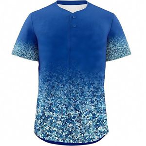 Venta al por Mayor de Camisetas de Béisbol Blancas Personalizadas, Estilo Nuevo, Fabricantes OEM, Económicas - Product Image 1