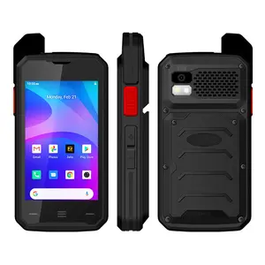 UNIWA F101 IP65 gerçek PTT Android 4G Smartphone su geçirmez Walkie Talkie LTE GSM CDMA NFC için SIM kart desteği ile