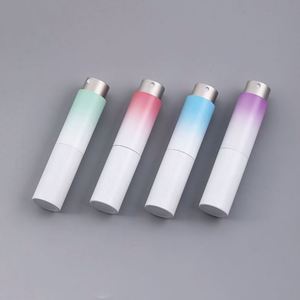 Custom Printed Logo Empty 8Ml Luxury Travel Refillable Aluminum Glass Twist Gradient Color Portable Pump Sprayer <b>Perfume</b> - Product Image 2
