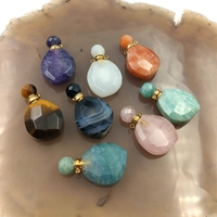Vente en gros de bijoux pour dames, collier, pierre naturelle noire, améthyste, agate, cristal de quartz, pendentif essentiel, pendentifs de mode, breloques