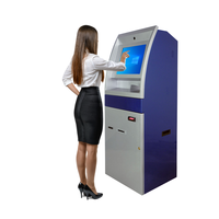 Terminal de Pago con Aceptador de Monedas/Efectivo, Máquina Expendedora, Terminal Financiero, Kiosco de Pago de Autoservicio con Tarjeta RFID e Impresora de Tickets